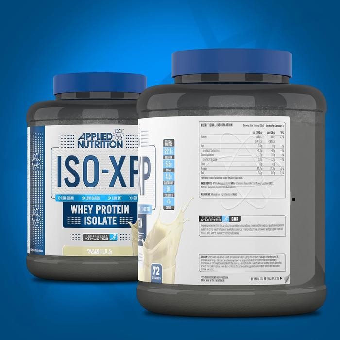 Applied Nutrition Iso-Xp 100% Whey Protein Isolate Isoxp Bpom Halal