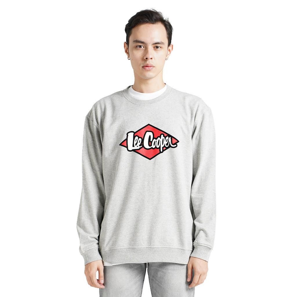 Lee Cooper Sweater Logo Retro Misty 71 Terlaris Best Quality 100% Original