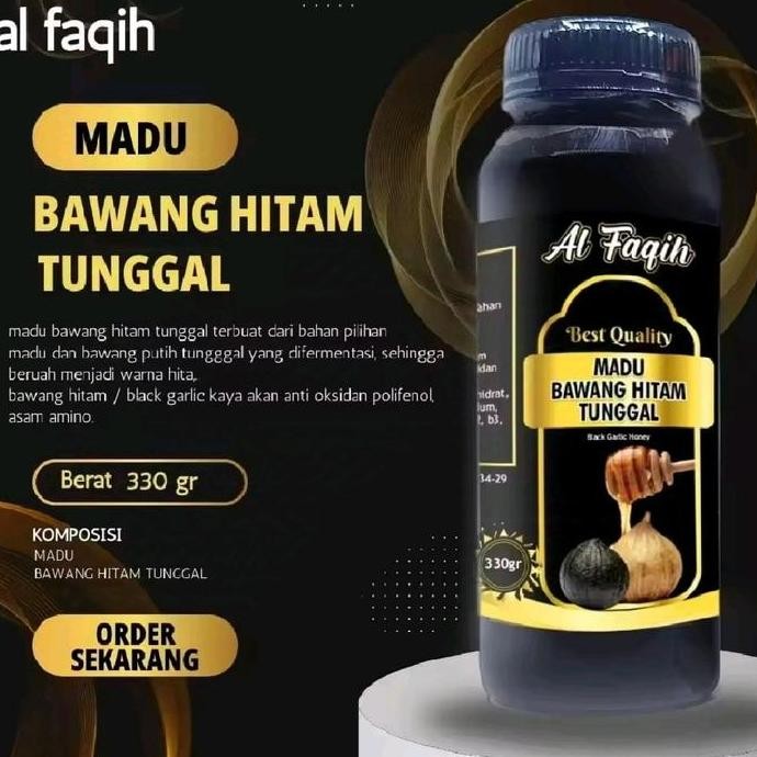 

NEW Black Garlic Honey Madu Bawang Hitam Tunggal 330ml READY