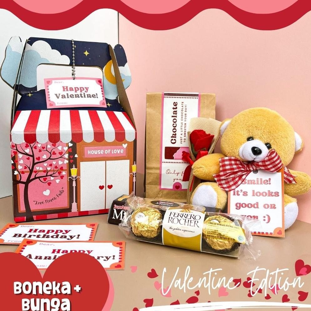 

[BONEKA&BUNGA] KADO ULANG TAHUN CEWEK COWOK | WISUDA | ULTAH | HAMPERS COKLAT VALENTINE GIFT BOX | KADO COKELAT COKLAT CHOCOLATE GIFT BOX | KADO ANNIVERSARY GRADUATION HAPPY BIRTHDAY | VALENTINE BOX