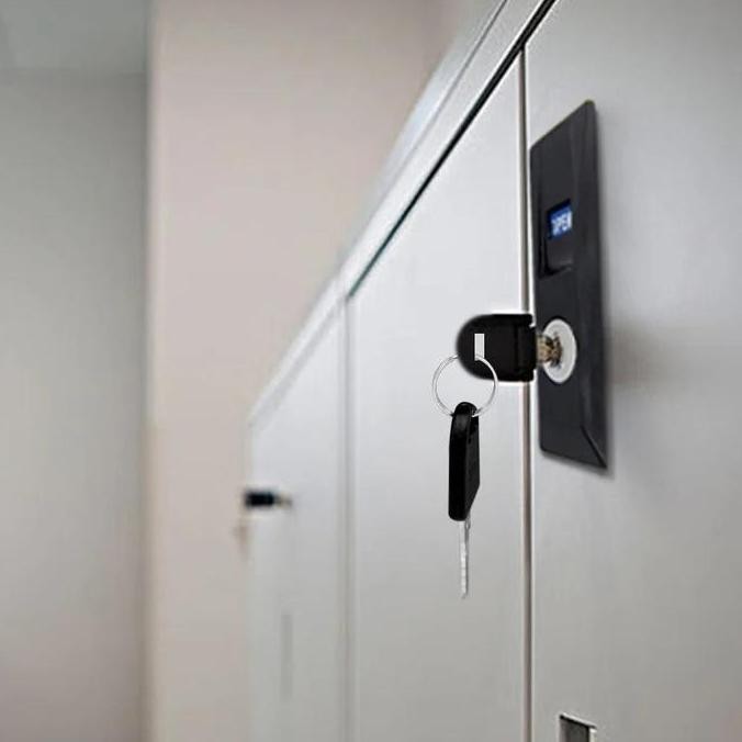 1Set Kunci Lemari Sliding Kunci Lemari Sleding Pintu Geser Kunci Lemari Arsip Kunci Filing Cabinet S