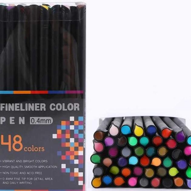 

Warna Warni Set Drawing Pen Pulpen Fine Point Art Watercolor