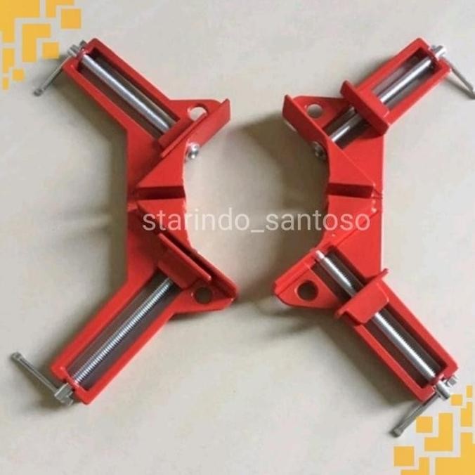 favorit] Klem sudut siku tukang kayu alat penjepit kayu
