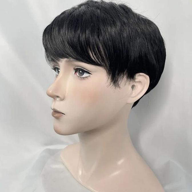 Wig Pendek Pria Wig Rambut Pria Pendek Wig Laki Laki Korea Style Rambut Palsu Pria