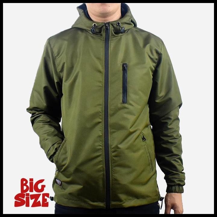 Terlaris Onfito Jaket ZEAL Army Jumbo Size 2XL-10XL Jaket Windproof Unisex Best Seller