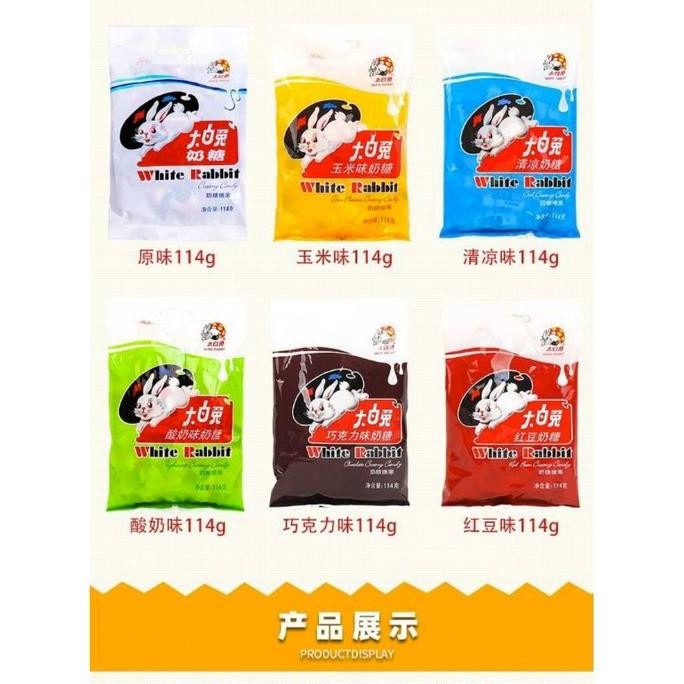 

(Halal) Permen Susu White Rabbit Creamy Candy White Rabbit 114Gr