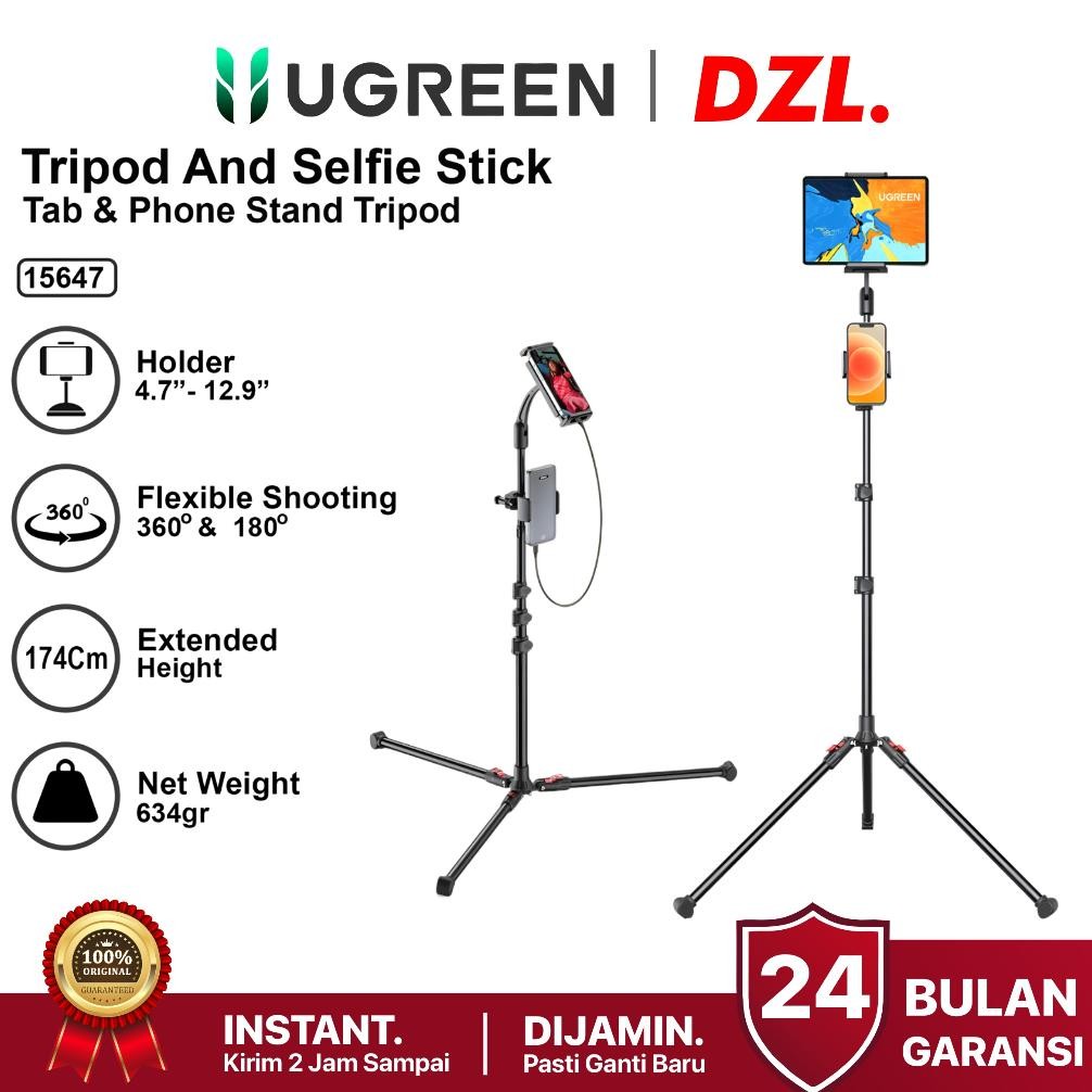 DZL - UGREEN Tripod Stand Dual HP Kamera SLR Official Store Konten Creator