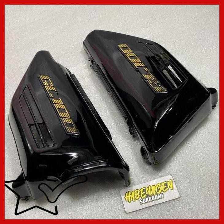 [HBA] DOP AKI GL 100 125 SET EMBLEM | COVER KAPER TUTUP DOP DOF BOX TEPONG KEMPOL TEMPONG AKI ACCU B