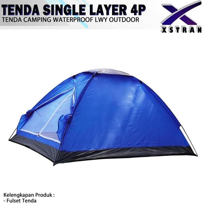 Tenda Camping 4-5 Person - Tenda 6-7Orang Kemping Outdoor-Tenda Terpal