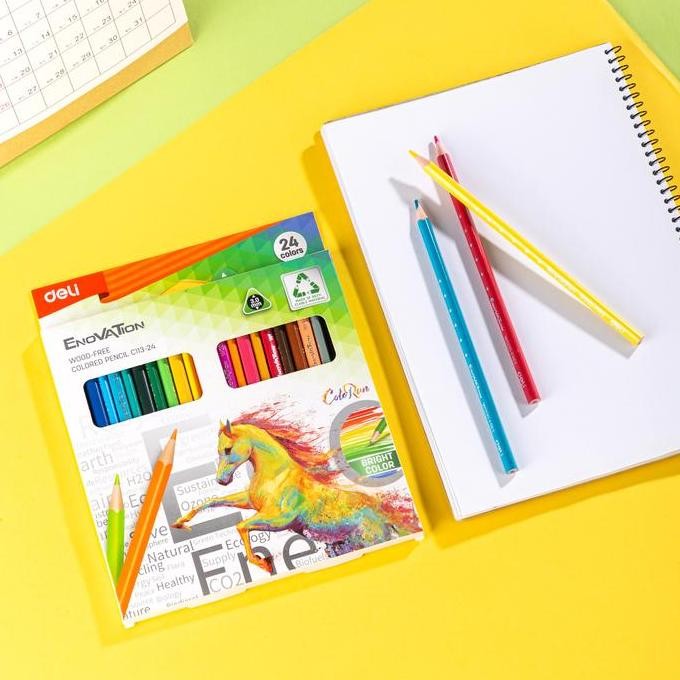 

Deli Bundle Edisi Valentine / Pensil Warna 12C, Rautan Putar VAL2022-3 KS