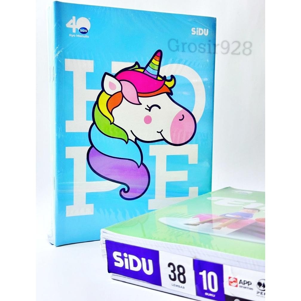 

Buku Tulis Merk Sidu / Sinar Dunia 38 Lembar (Isi 10)