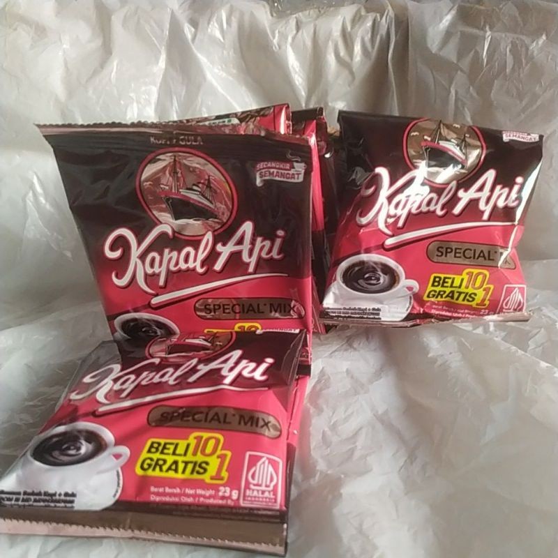 

Kapal api special mix (edisi renteng beli 10 gratis 1)