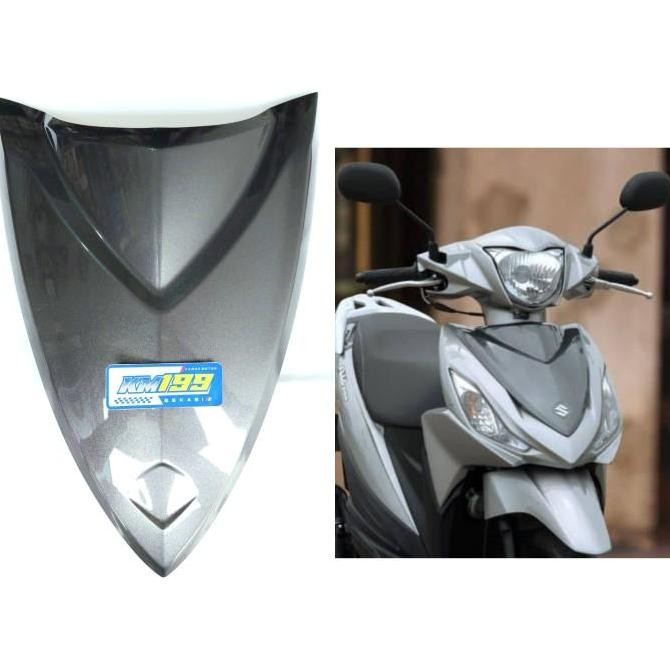 Body Cover Tameng Dasi Depan Suzuki Address Versi Ekspor Grey Original murah