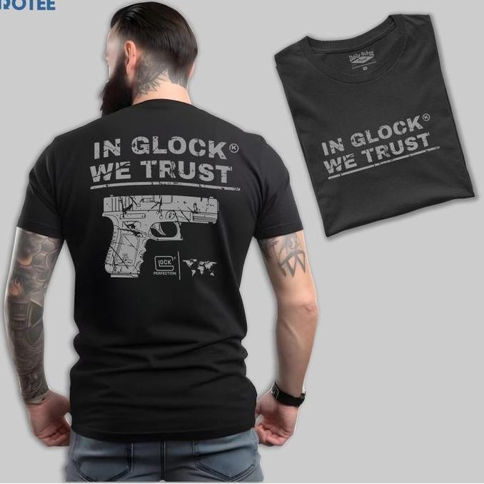 BARU T-shirt We Trust in Glock - By Rotee