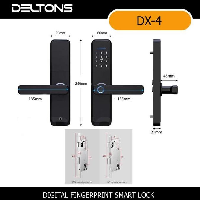 Kunci Pintu Digital Smart Door Lock Fingerprint Smart Lock