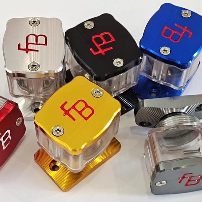 TABUNG MINYAK REM STEMPEL OVAL & KOTAK DEPAN CNC FAST BIKES VARIO MIO