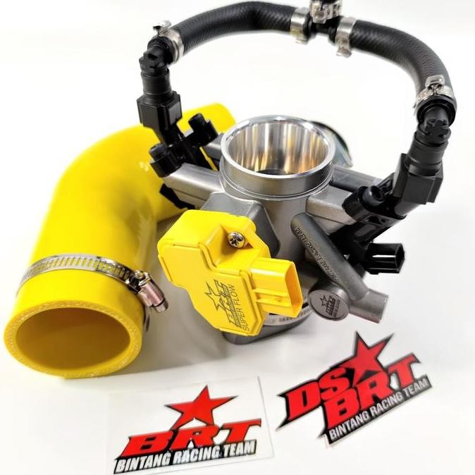 TB THROTTLE BODY BRT SUPER FLOW JUMBO DOUBLE DUA DUAL INJECTOR CRF 150