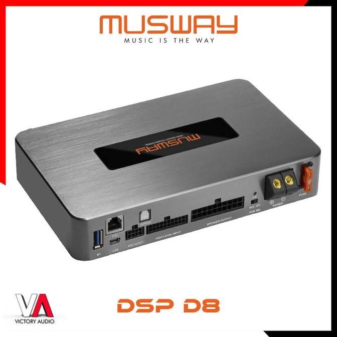ready  Digital Sound Processor MUSWAY D8 10CH DSP Built in Power Amplfier 8CH