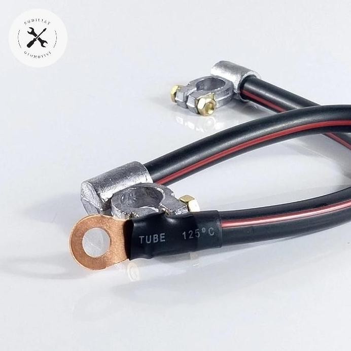 KABEL AKI MASSA MODEL SKUN DAN KEPALA AKI MOBIL TRUK - 24 VOLT FULL TEMBAGA