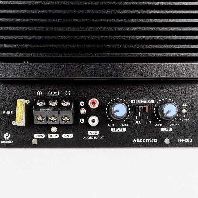 ready  Kit Power Ampli Mobil Bass Subwoofer 600W Mono 12vdc