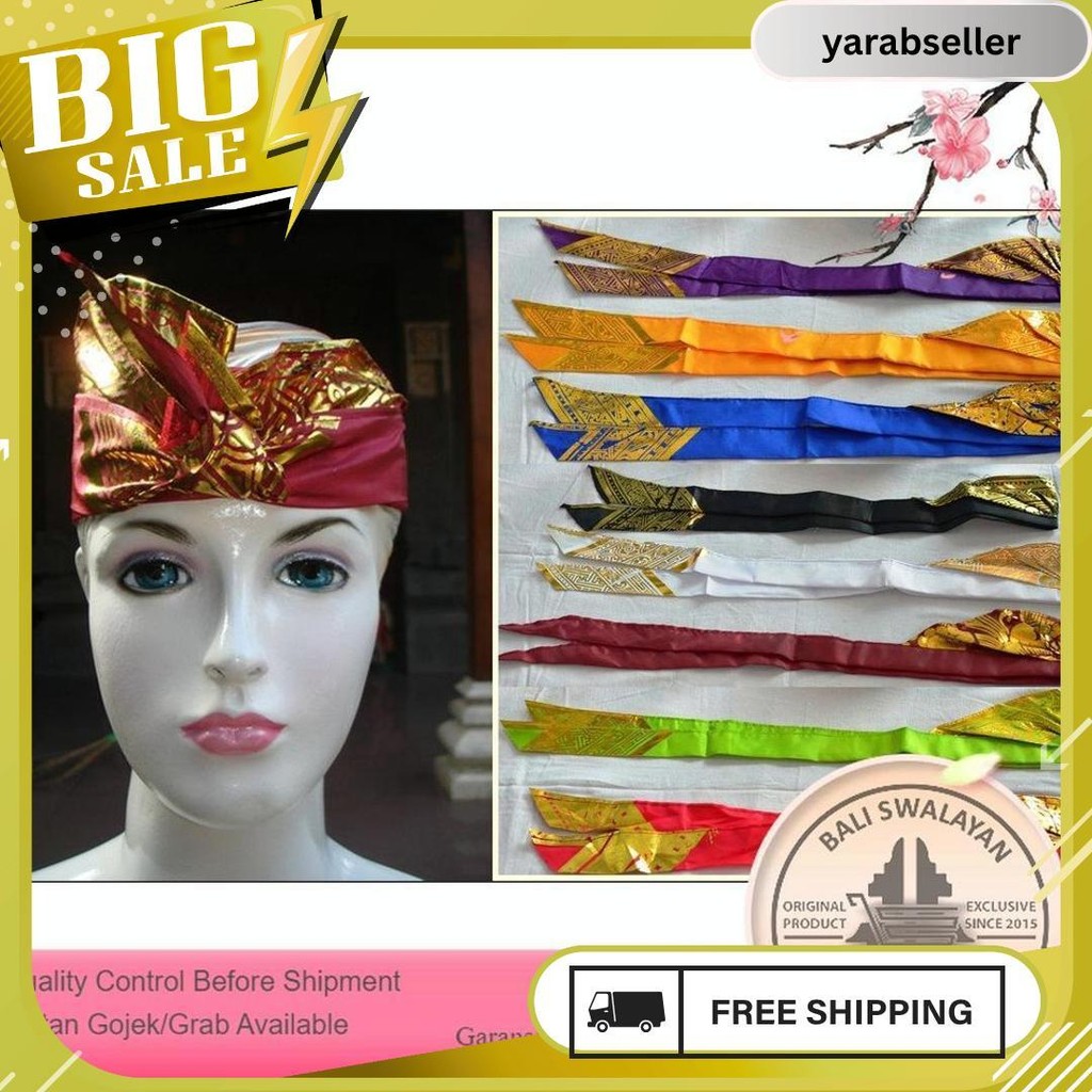 Udeng Bali Murah | Udeng Pria | Udeng Asli Bali | Ikat Kepala | Khas Bali Termurah