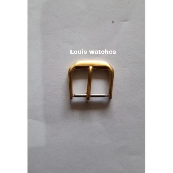 FAVORITE buckel gesper jam tangan 14mm gold