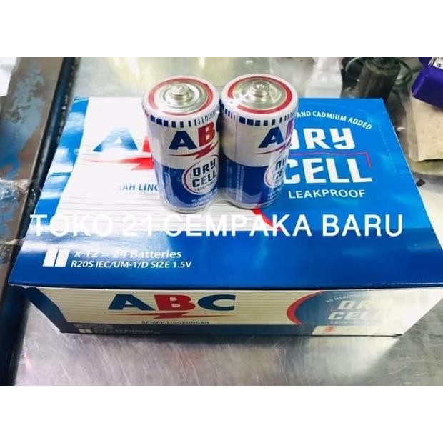 Baterai Abc Biru Tipe R20S 1 Box Isi 24 Pcs | Batre Abc Biru R20 D