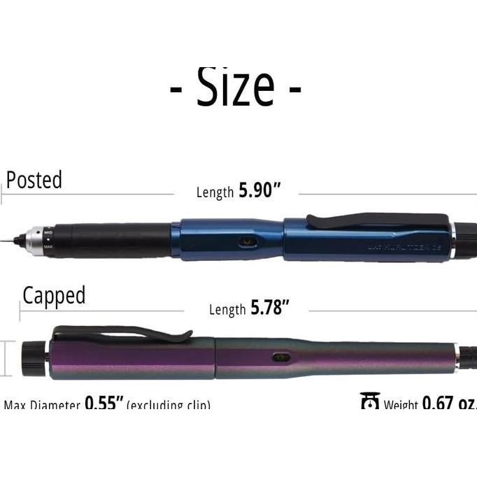

Uni Kuru Toga Dive Mitsubishi Mechanical Pencil - Pensil Mekanik 0.5 Mm Co