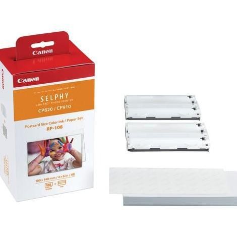 

TERBARU Canon RP-108 High-Capacity Color Ink/Paper Set For SELPHY CP910 HOT SALE!