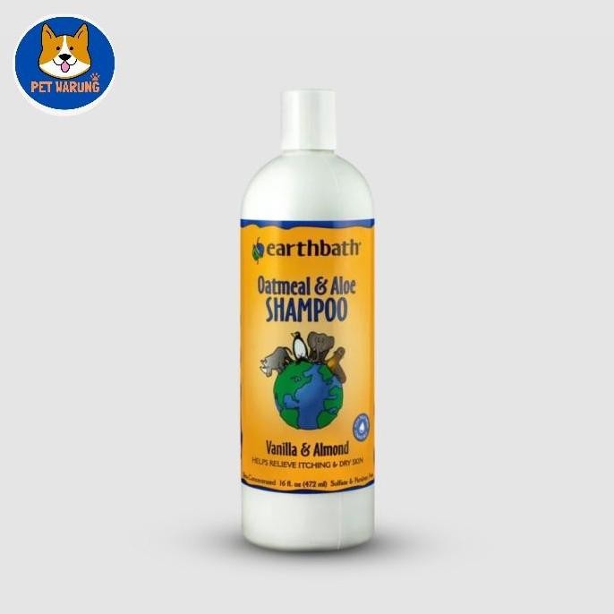 Terlaris Earthbath Oatmeal & Aloe Dog Shampoo - Shampoo Anjing