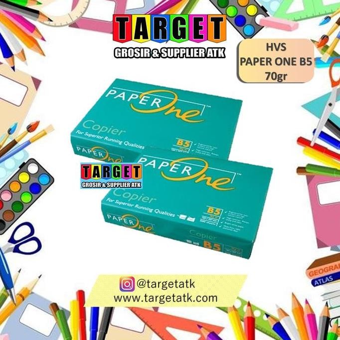 

PAPER ONE KERTAS HVS B5 / KERTAS PAPERONE 70gr