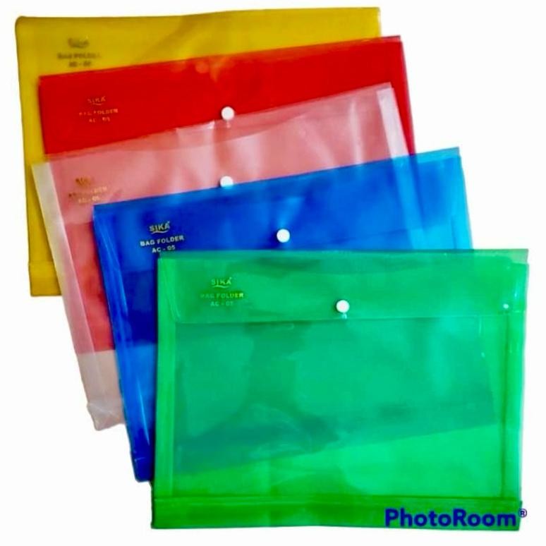 

Berkualitas 12Pcs Cod Map Plastik Kancing Folio F4 Linko Map Kancing Punggung Grosir Murah Prermium