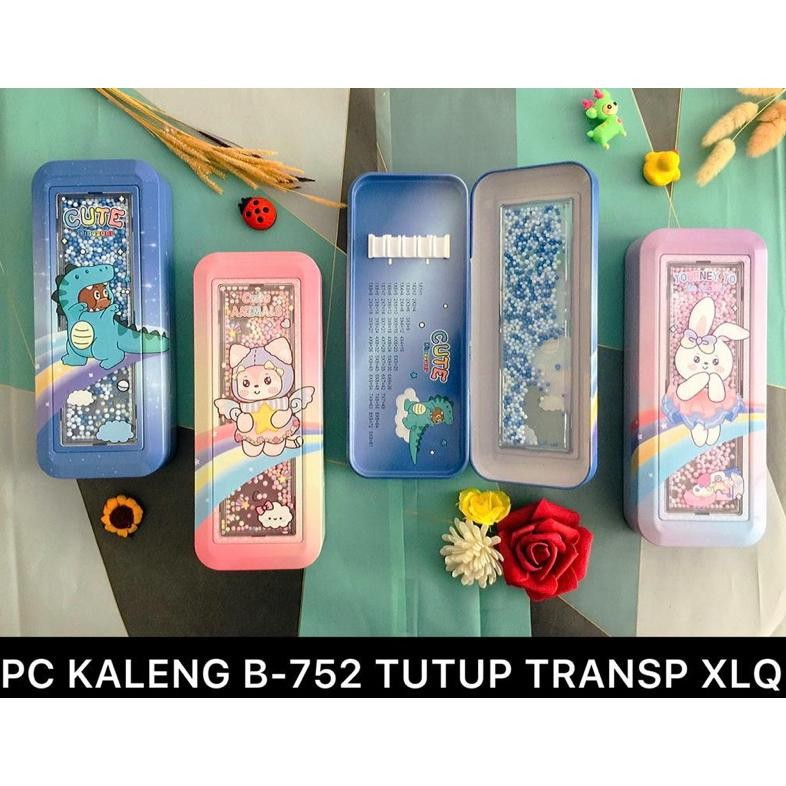 

Premium Xiaolinjing Kotak Pensil Kaleng Besar Glitter Kaca B-752 / Pencil Case / Tepak Kaleng Viral Diskon