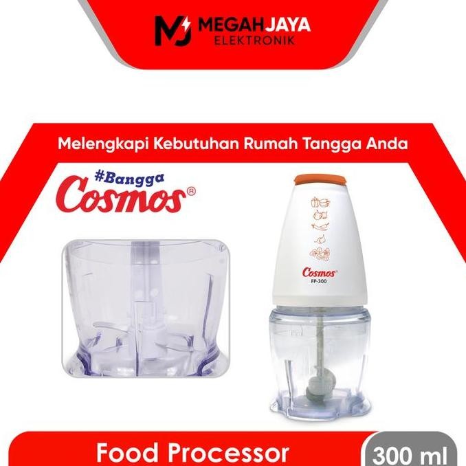 

Terlaris Cosmos Chopper Fp300 / Fp 300 / Fp-300 (Plastik / 0,3 Liter)
