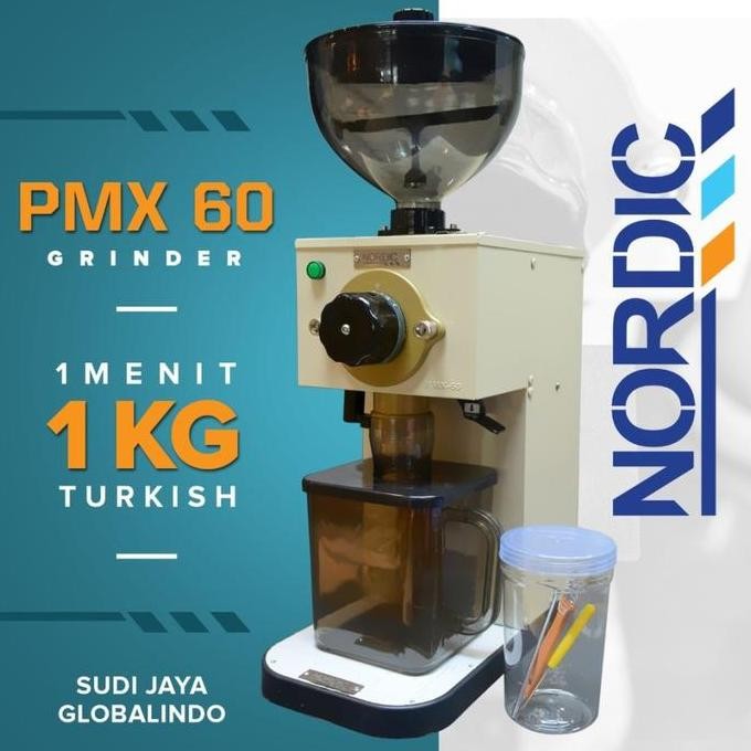 

Terlaris Mesin Penggiling Kopi Elektronik Pmx 60 Nordic (60Kg/Jam)