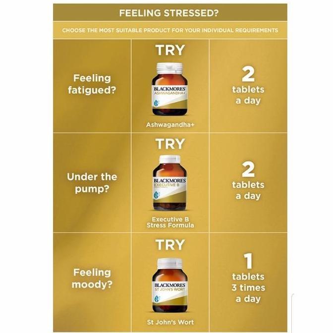 Blackmores Australia Ashwagandha+ 60 Tablets