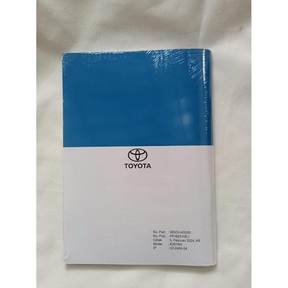 

TERBARU Buku Manual Pedoman Owner Book Manual New Agya Original Toyota HOT SALE!