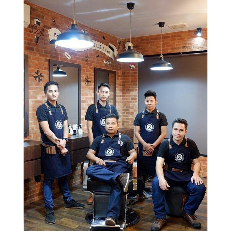 

Terlaris Celemek Barbershop Hitam / Apron Barbershop Hitam + Bordir Logo