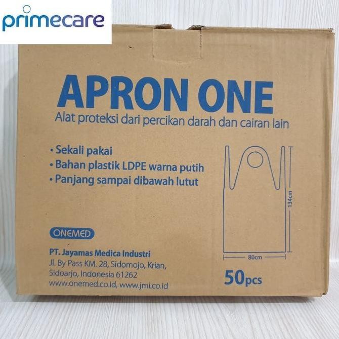 

Terlaris Apron One / Apron Plastik / Celemek Plastik Onemed Isi 50 Pcs