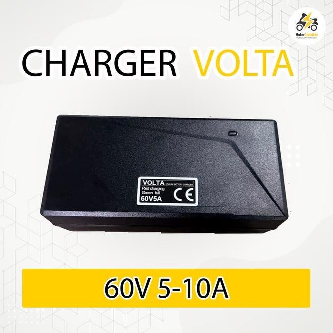Charger Motor Listrik Volta Lithium Original