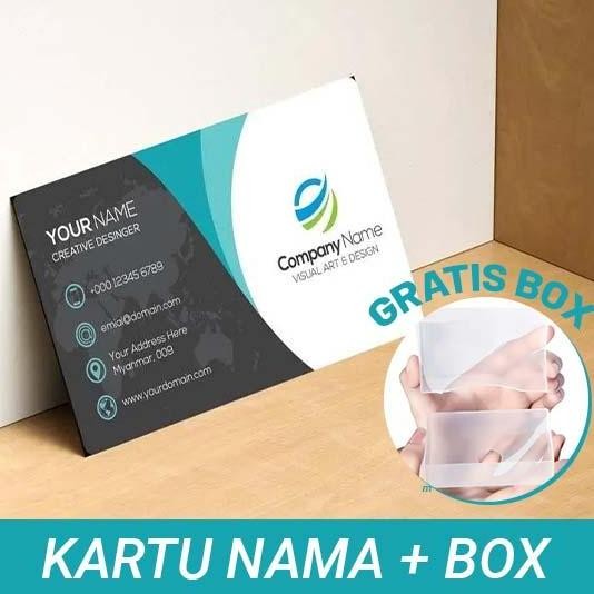 

[SOSHOP] CETAK KARTU NAMA UKURAN STANDAR (9X5,5CM) BAHAN AC 260 1 SISI