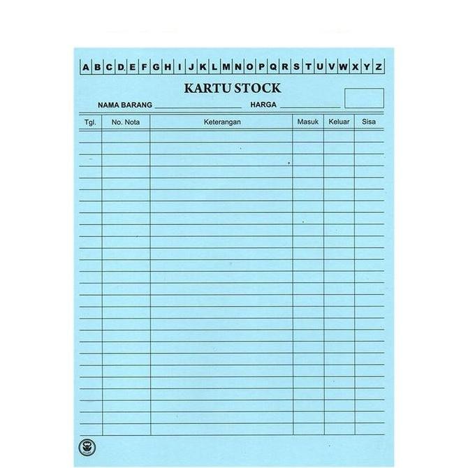 

Kartu Kartu Setok Inventory Card Kwarto Co