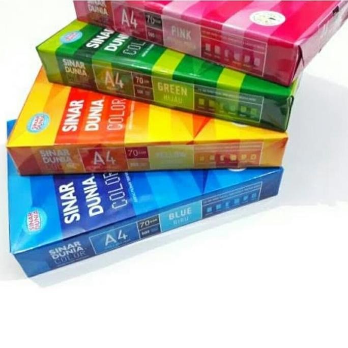 

New Product - Kertas A4 Sidu Warna 70 Gram Kiarastoreku
