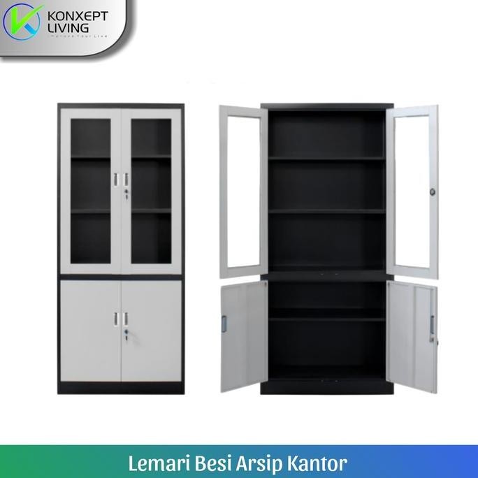 Lemari Arsip Setengah Kaca Lemari Berkas Filling Cabinet Co