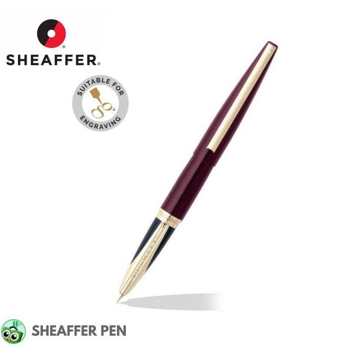 

Sheaffer Taranis Stormy Wine Featuring Gold Plate Fountain Pen Co