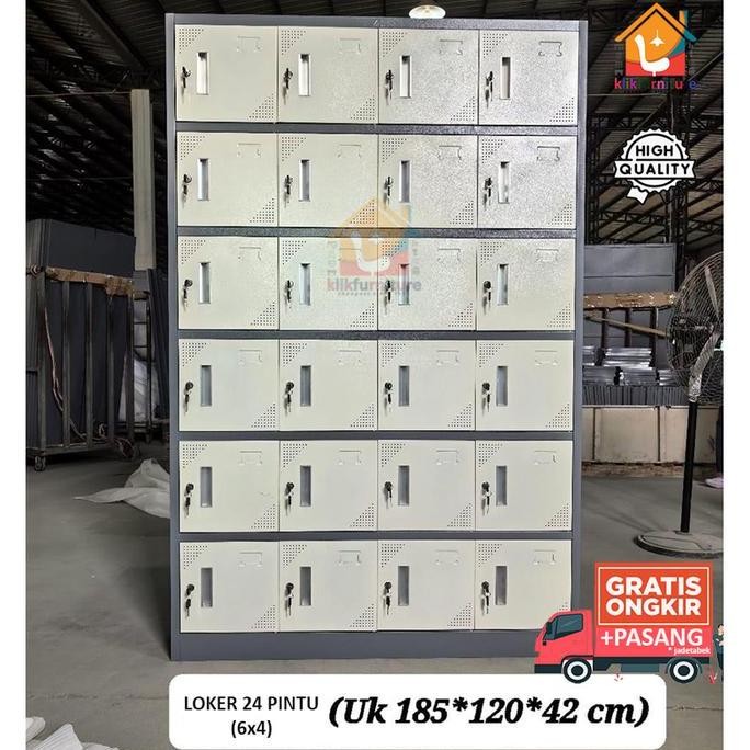 Loker Besi / Locker Besi / Loker Lemari Besi 24 Pintu Ac 24 Co
