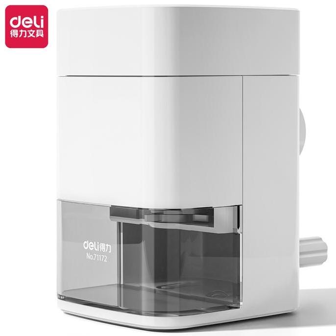 

Deli Rautan Pensil Putar / Rotary Pencil Sharpener Light Grey 71172 Co