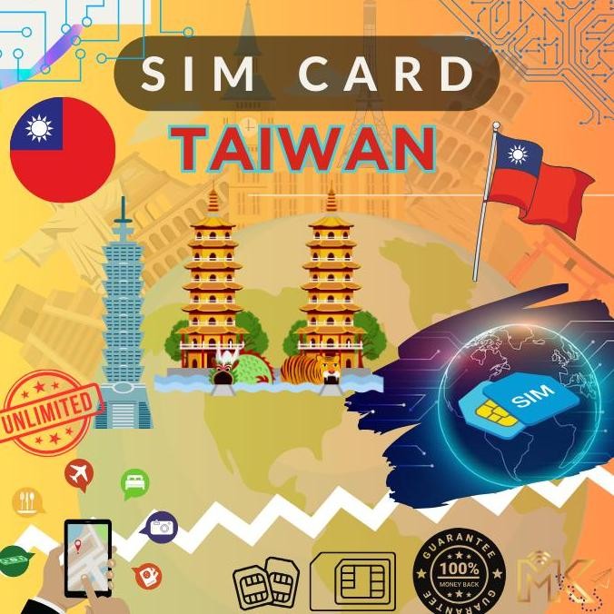Mktravel - Sim Card Data Internet Unlimited Taiwan Sim Card Co