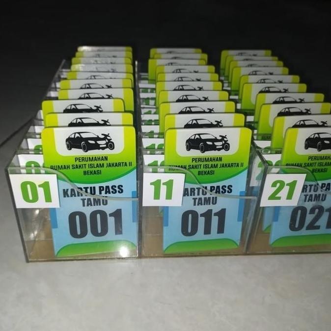 

New Product - Rak Display Untuk Tempat Kartu Tamu Visitor Isi 15 Slot Kiarastoreku