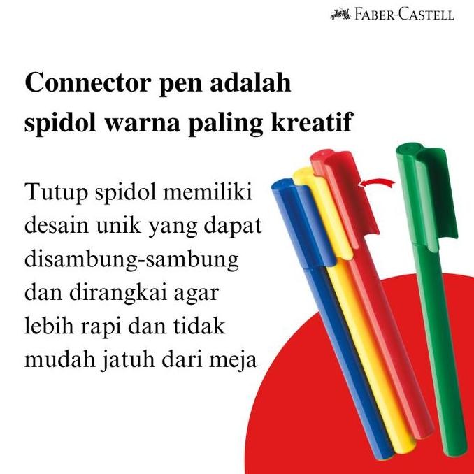 

Faber-Castell Spidol Warna Anak Kreatif Connector Pen Set 80 Warna Co